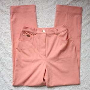 St. John Sport Salmon Peach High Waist Trousers 2